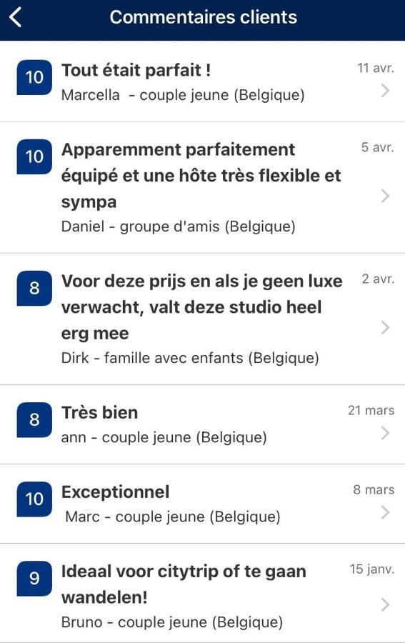 Appartement Studio 2 pers. tourisme et business à Namur Extérieur photo